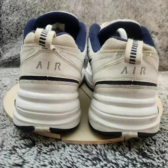 Nike Air Monarch IV Mens Size 11 White Blue Athletic Walking Dad Shoes Sneakers - Picture 7 of 9